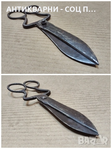 Стара Кована Ножица. / НОМЕР 1759., снимка 5 - Антикварни и старинни предмети - 53991356