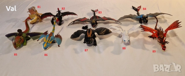 Фигурки на дракони „How To Train Your Dragon“ и Динозаври, снимка 7 - Фигурки - 50407656