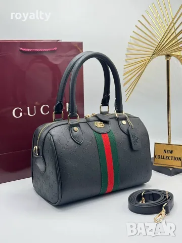 Gucci Нова Дамска Кожена Чанта Гучи Различни Цветове , снимка 5 - Чанти - 55330035
