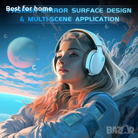 Gtheos 2.4GHz безжични геймърски слушалки за PS5, PS4 Fortnite & Call of Duty/FPS геймъри, снимка 5 - Слушалки и портативни колонки - 54172962