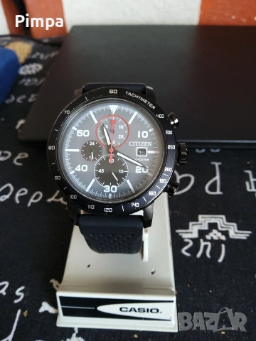 Citizen eco drive chronograph b612-s109710 часовник