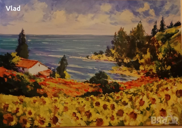 картина Морски изглед. Голяма 