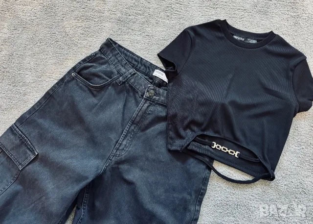Bershka дънки и блузка