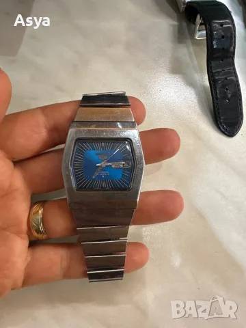 Seiko5 автоматичен винтидж мъжки часовник , снимка 3 - Мъжки - 55558760