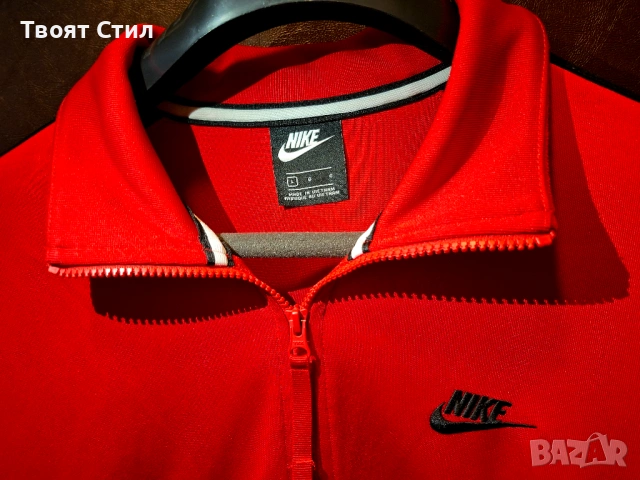 Оригинално Nike AIR  / Найк горнище с къс цип и скрит джоб 