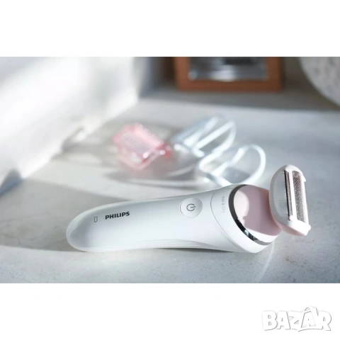 Самобръсначка Philips SatinShave Advanced BRL140/00, Wet&Dry, С осцилиращи остриета, снимка 8 - Тримери - 55249683