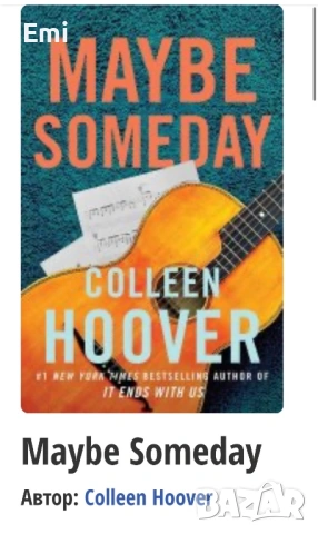 Maybe someday Coleen Hoover