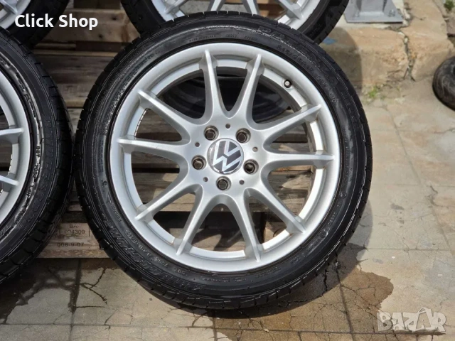 5х112 Джанти 17 цола VW Golf Caddy Passat Touran 5x112 Фолксваген Тоуран Кади, снимка 4 - Гуми и джанти - 54830654