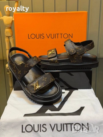 Louis Vuitton Нови Дамски Сандали Луи Витон Различни Цветове , снимка 9 - Сандали - 54650002