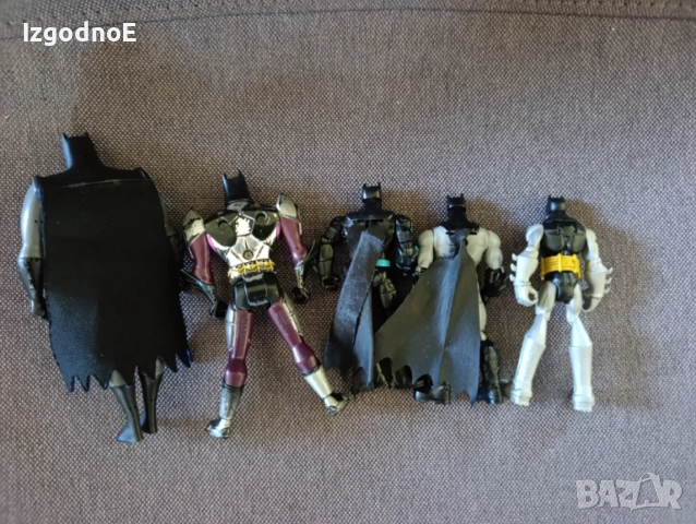 Лот фигурки Батман DC Spin Master Bat Tech Batman Batman TM DC Comics S13 Rubber NJ Croce Bendable A, снимка 12 - Фигурки - 42559468