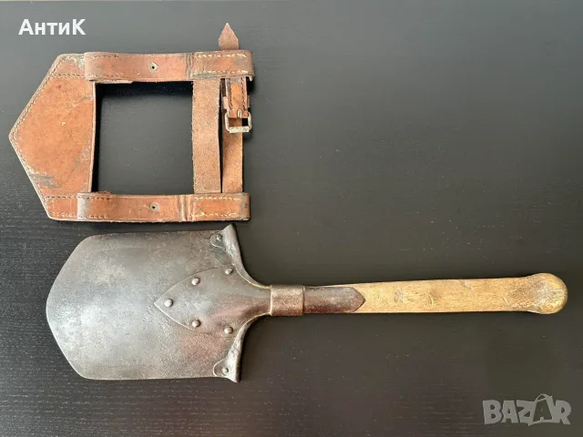 Царска Военна Лопатка Шанцов Инструмент, снимка 2 - Антикварни и старинни предмети - 55346853