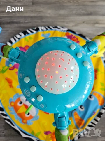Продавам Бебешка електрическа Люлка 2 в 1, Музикална проходилка Fisher Price и Активна Гимнастика, снимка 13 - Детски люлки - 55547384