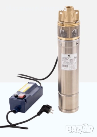 Сондажна водна помпа Gmax 4SKM 1.5 kW, 144 мм, 3,3 м³/ч .