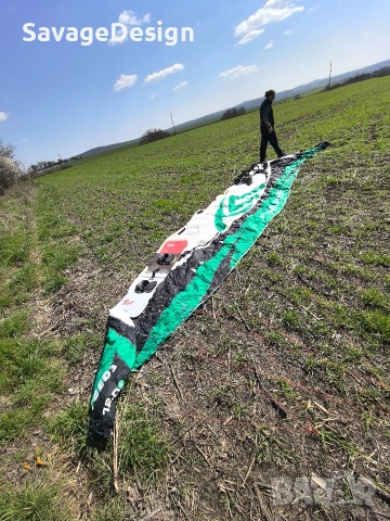 Kite Flysurfer 12кв.м + Landboard Scrub + Kitesurf F2 + Трапец Prolimit M, снимка 15 - Водни спортове - 54450108