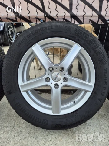 Джанти Dezent 17 цола , 5х112 , 7j , et49 215/65/17 Vw Skoda Audi, снимка 4 - Гуми и джанти - 54484090