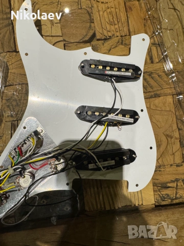 Pre-Wired Strat Pickguard , снимка 7 - Китари - 55259166