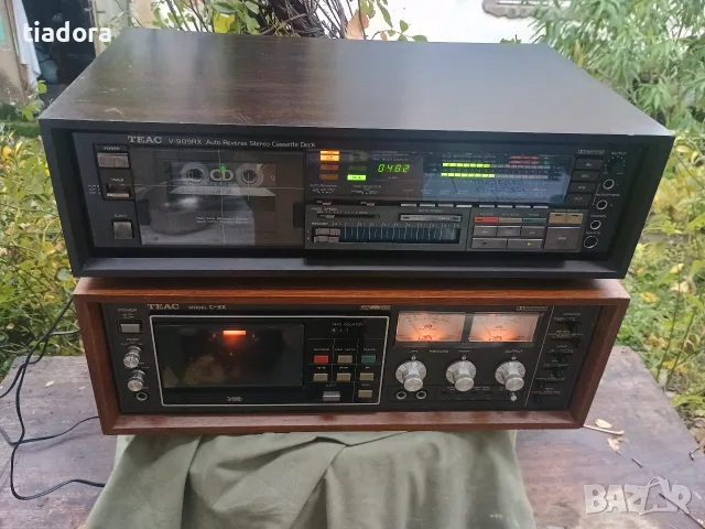  TEAC V-909RX и TEAC C-3X с оригинални дървени кабинети, снимка 2 - Декове - 55428128