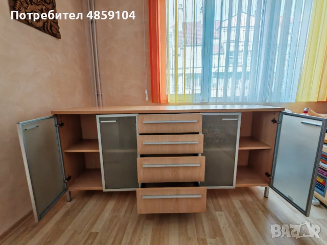 Продавам МДФ шкаф, снимка 3 - Шкафове - 54936456