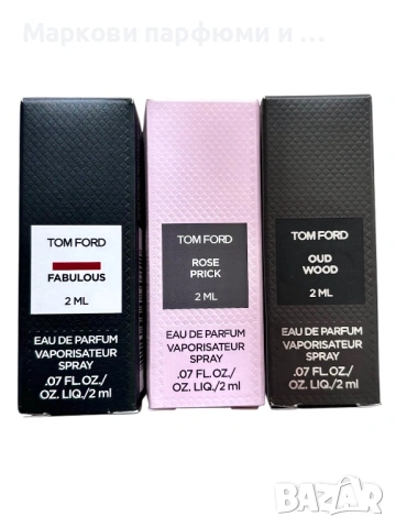 TOM FORD PRIVATE BLEND - парфюмни мостри ексклузивни мостри промо оферта Rose Prick, Oud Wood 