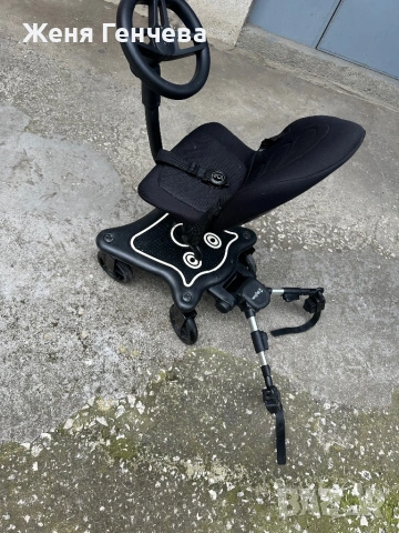 Седалка за количка за второ дете до 25 кг BigToes Rider 360°, универсална