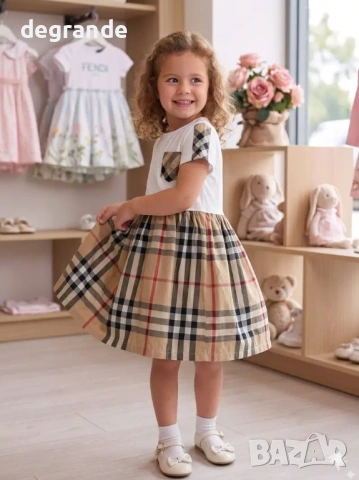 🧸Детска рокля Burberry🧸2 3 4 5 6 8г 