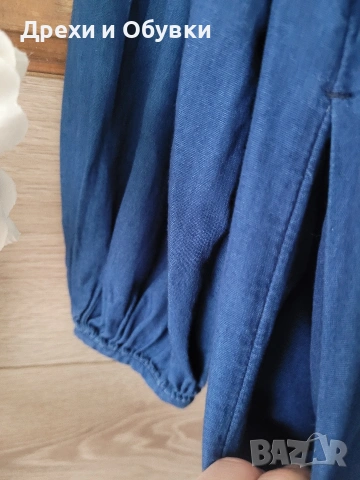 Рокля тип риза лятна дънкова с джобове , снимка 8 - Рокли - 54095796