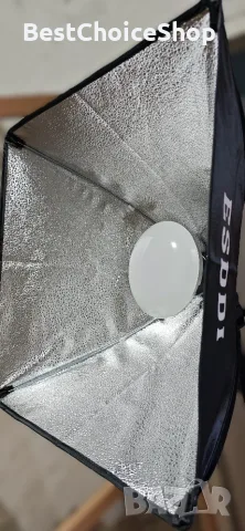 Професионално осветление за фото и видео ESDDI PS075 LED Softbox, снимка 2 - Светкавици, студийно осветление - 55608126