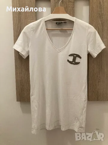 Дамска бяла тениска на Just Cavalli, размер М