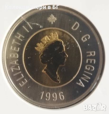 2 ДОЛАРА 1996 ГОДИНА - КАНАДА, снимка 4 - Нумизматика и бонистика - 55208018