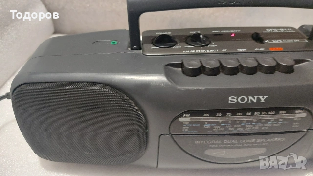 Sony CFS-B11L стерео радиокасетофон , снимка 3 - Радиокасетофони, транзистори - 54415352