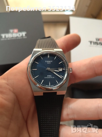 Мъжки  часовник Tissot Prx T137.407.17.041.00, снимка 4 - Мъжки - 55064794