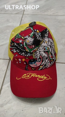 Ed Hardy Шапка с козирка, снимка 5 - Шапки - 54839006