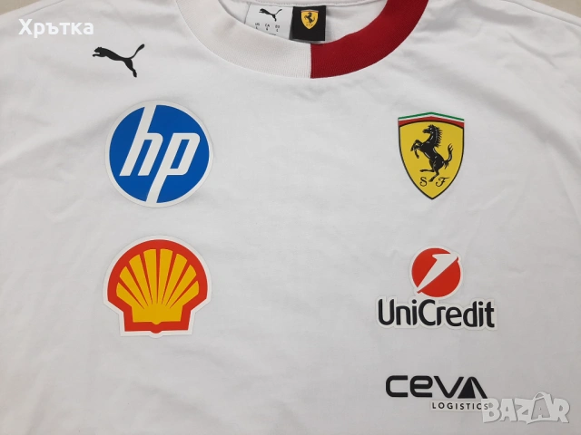 Puma Scuderia Ferrari Miami GP - Оригинална мъжка тениска р-р XL, снимка 8 - Тениски - 54167614