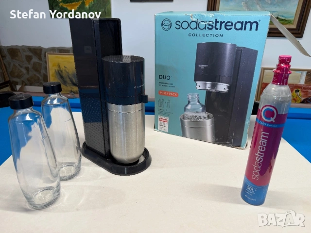 Машина за правене сода - SodaStream DUO Mega Pack