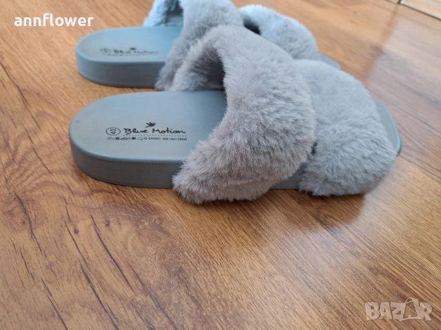Пухени чехли Esmara и Blue Motion 39-40, снимка 12 - Чехли - 46412366