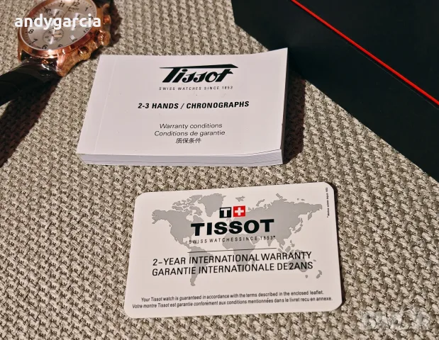 Tissot Chrono XL T116.617.36.037.00 45mm чисто нов мъжки часовник с кутия и книжки 100% оригинален, снимка 4 - Мъжки - 55486109