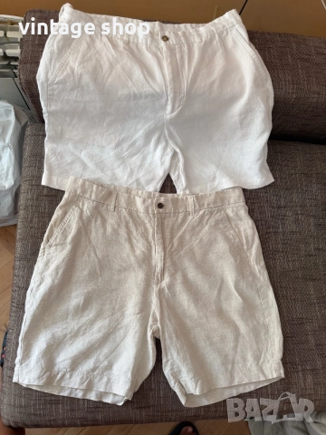 Мъжки бермуди Zara(къси панталони) 100 % лен, размер XL