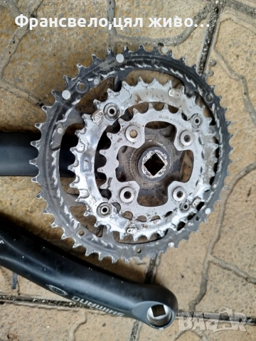 Курбел за велосипед колело Shimano fc m 460, снимка 2 - Части за велосипеди - 55146778