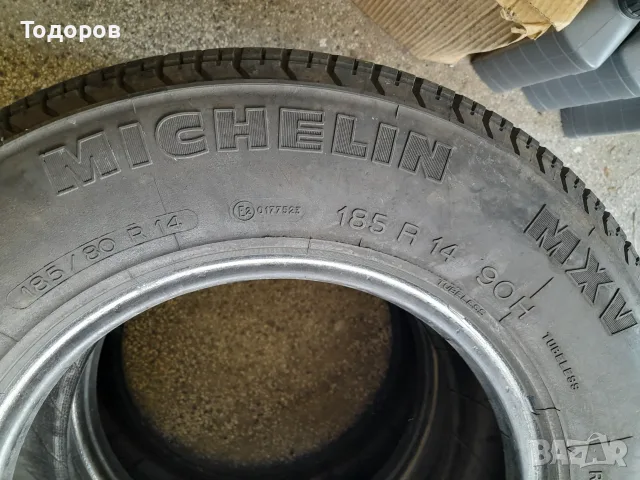 Продава две гуми 185 80 14 цола за ремарке,пикап, снимка 3 - Гуми и джанти - 55350659