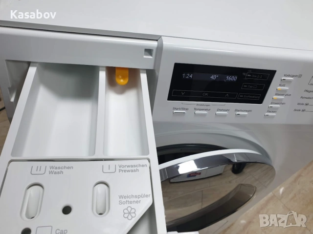 Miele W1 TwinDos Пералня Миеле 12м Гаранция, снимка 6 - Перални - 54394491