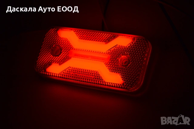 1бр. диоден НЕОН Х LED габарит Spider  24V , 3 цвята, снимка 9 - Аксесоари и консумативи - 55088146