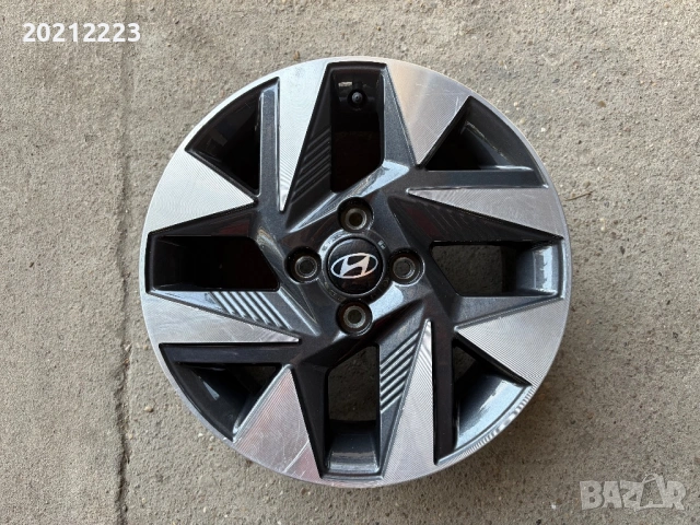 1 брой алуминиева джанта за Hyundai i10 15, снимка 5 - Гуми и джанти - 54426667