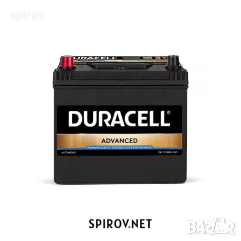 Акумулатор Duracell Advanced JIS 12V 60Ah 510A DA60L (L+)