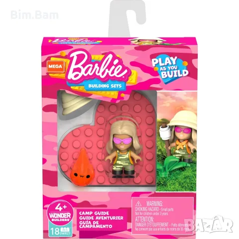 Оригинални малки конструктори Barbie / Mattel - 6 модела, снимка 2 - Конструктори - 55414526
