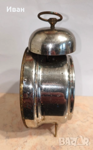 Работещ стар немски будилник от началото на миналия век, снимка 4 - Колекции - 51810088