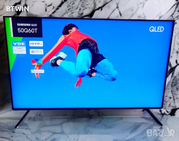 Телевизор - Samsung 50 ИНЧА - QLED - SMART TV - 4K ! , снимка 3 - Телевизори - 55389290