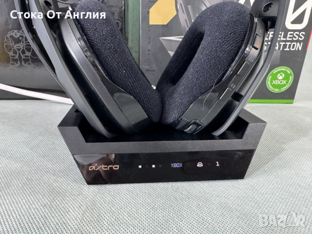 Слушалки Безжични - Logitech ASTRO A50 + Base Station / 939-001682, снимка 2 - Слушалки за компютър - 50938449