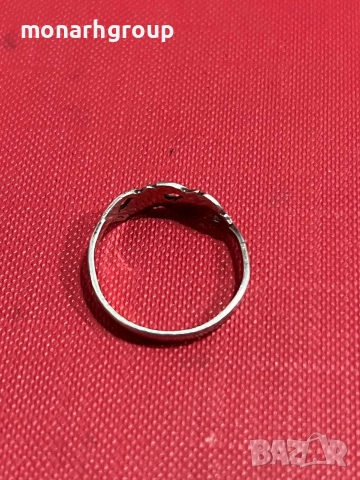 Сребърен пръстен, снимка 4 - Пръстени - 54198223