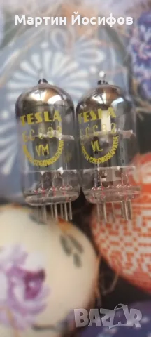 радиолампи ecc82 tesla, снимка 3 - Ресийвъри, усилватели, смесителни пултове - 55524124