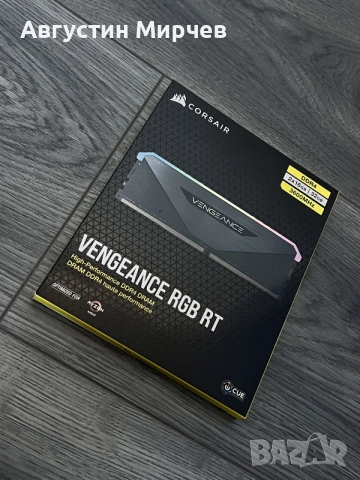 32gb 2x16gb Corsair Vengeance RGB RT, снимка 2 - RAM памет - 55680599